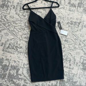 NWT Lulu’s cocktail dress, black, size small